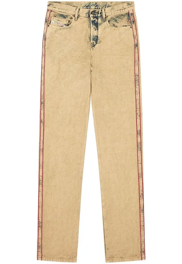 Diesel blekta straight-jeans - Neutral