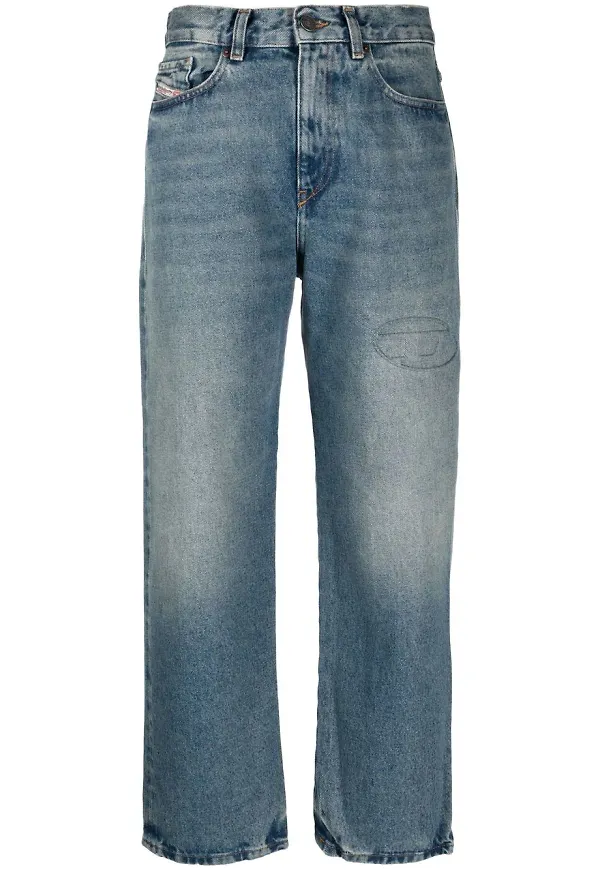 Diesel D-Air boyfriend-jeans - Blå