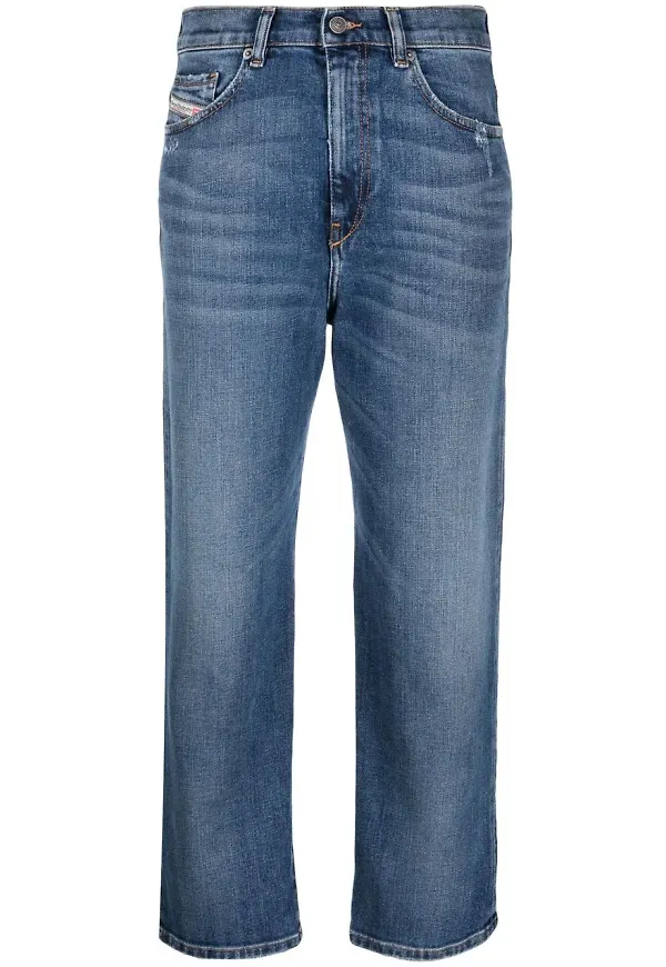Diesel D-Air boyfriend-jeans från 2016 - Blå