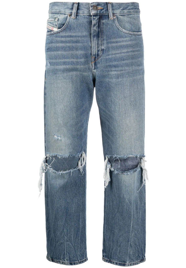 Diesel D-Air straight-jeans - Blå