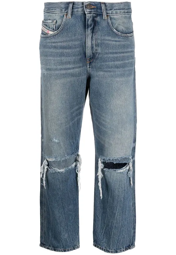 Diesel D-Air straight-jeans - Blå