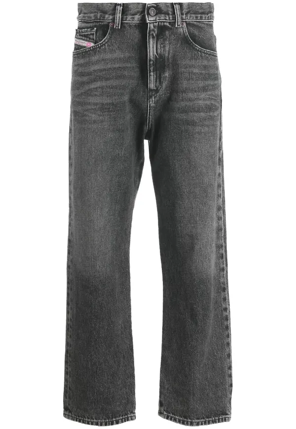 Diesel D-Air straight-jeans - Svart
