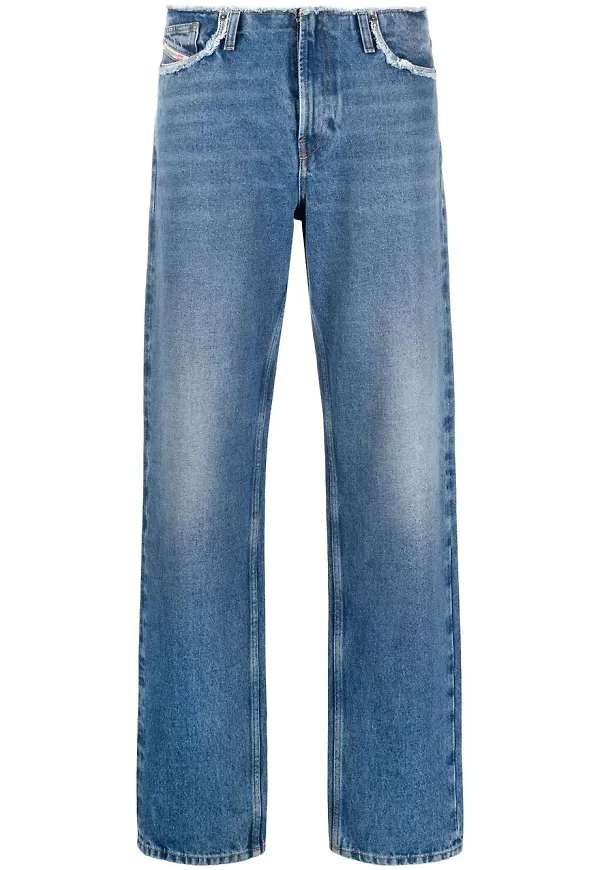 Diesel D-Ark slitna jeans - Blå