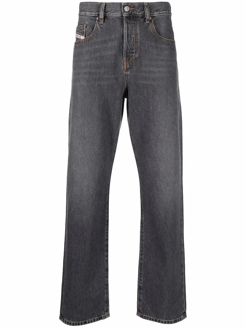 Diesel D-Bazer jeans med raka ben - Svart
