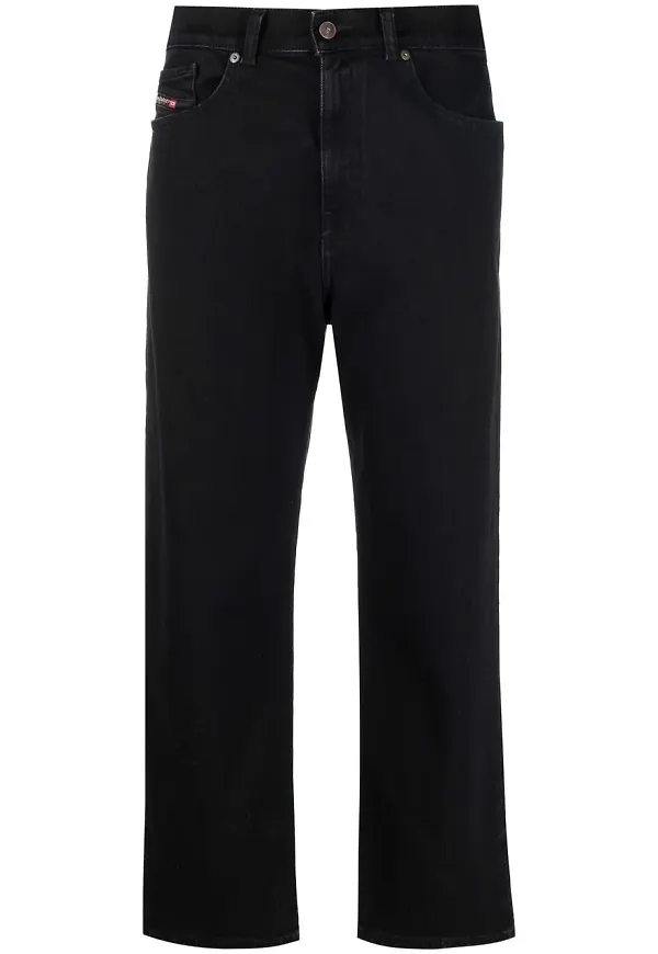 Diesel D-Bazer straight-jeans - Svart