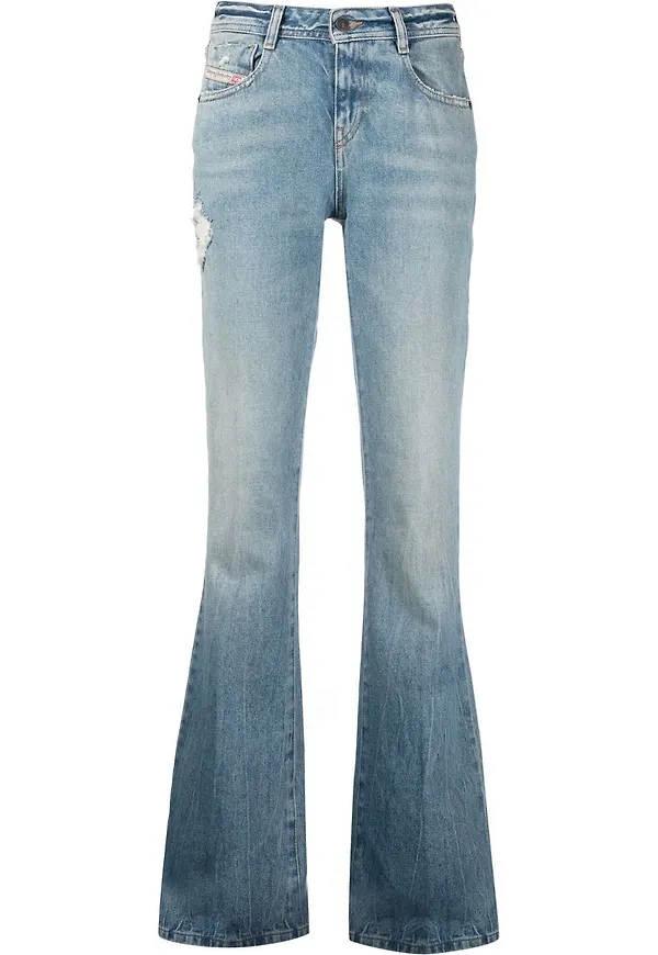 Diesel D-Ebbey flare-jeans - Blå