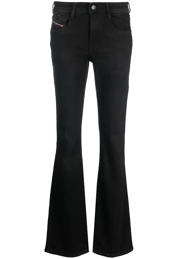 Diesel D-Ebbey flare-jeans från 1969 - Svart