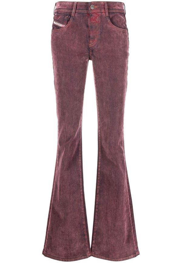 Diesel D-Ebbey utsvängda jeans från 1969 - Rosa