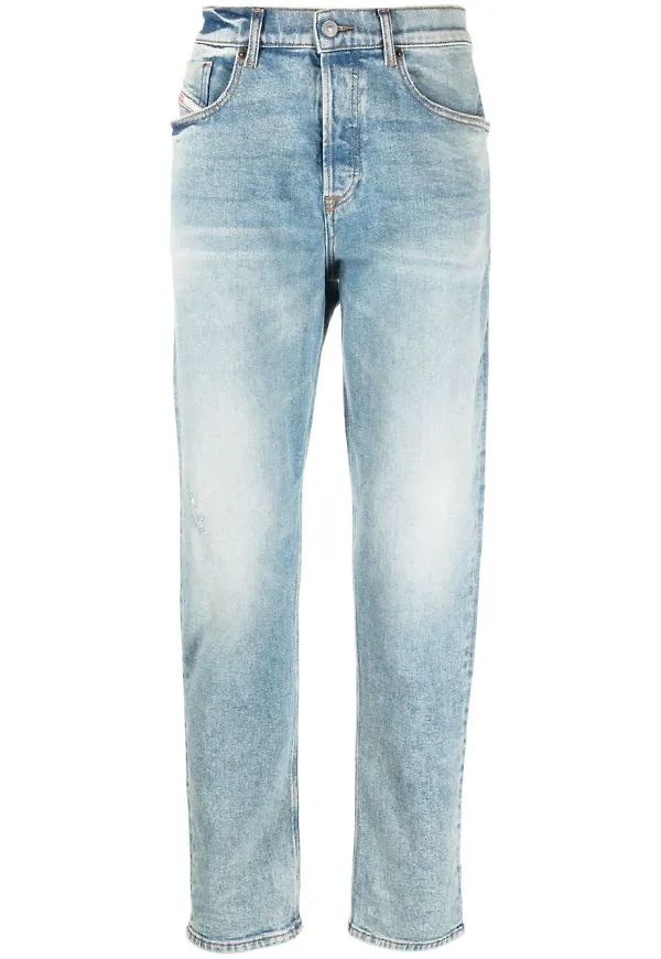 Diesel D-Fining straight-jeans - Blå