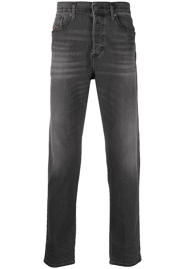 Diesel D-Fining straight-jeans - Grå
