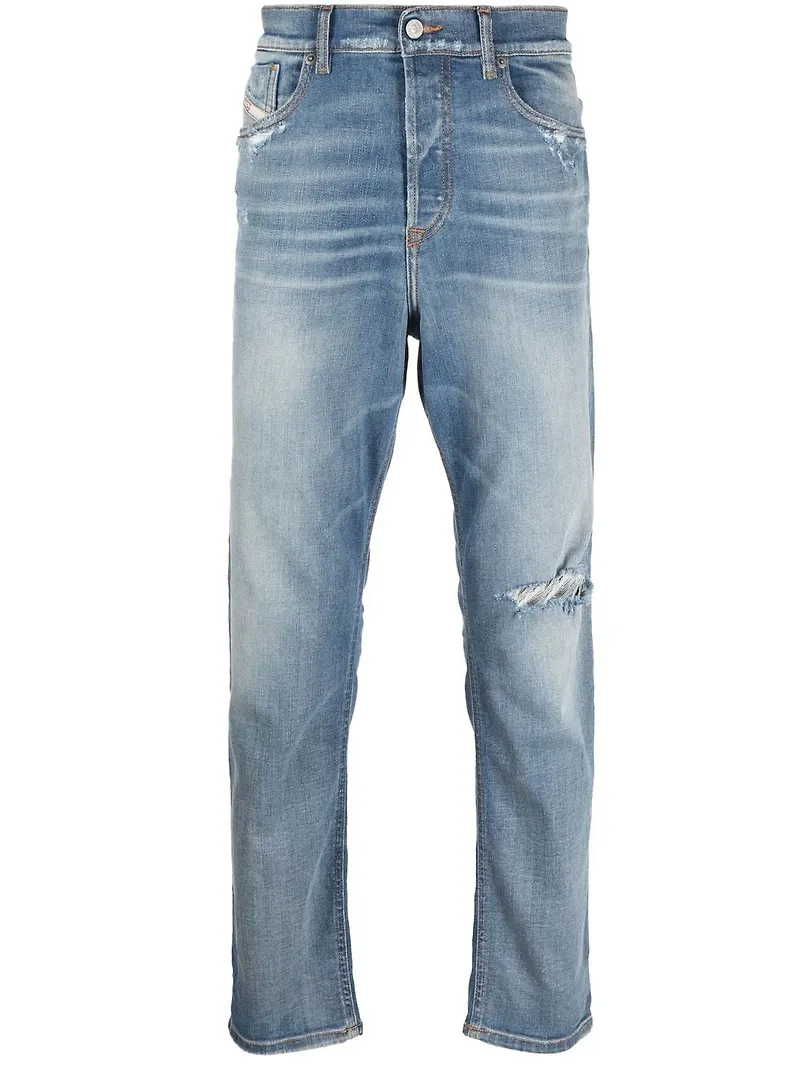 Diesel D-Fining straight-jeans från 2005 - Blå