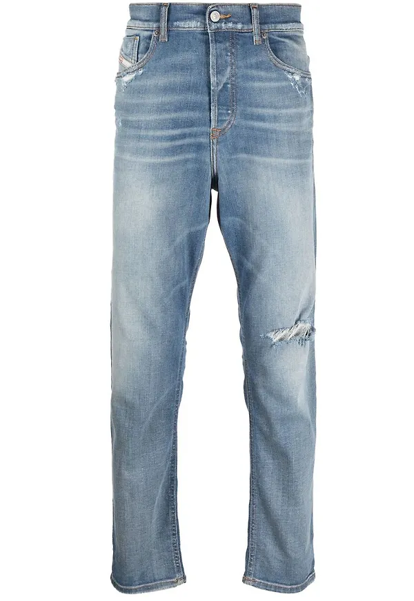 Diesel D-Fining straight-jeans från 2005 - Blå