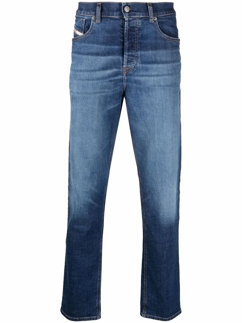 Diesel D-Fining tapered-jeans - Blå