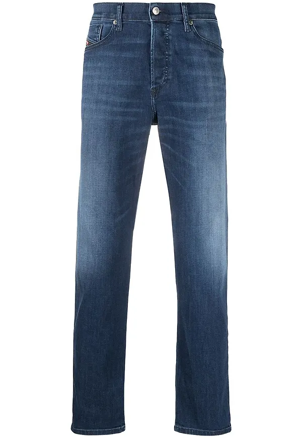 Diesel D-Fining tapered-jeans - Blå