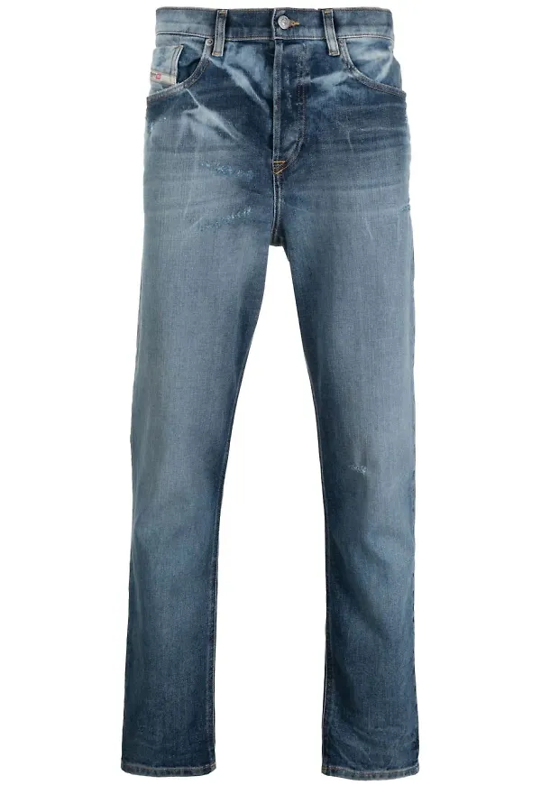 Diesel D-Fining tapered-jeans - Blå