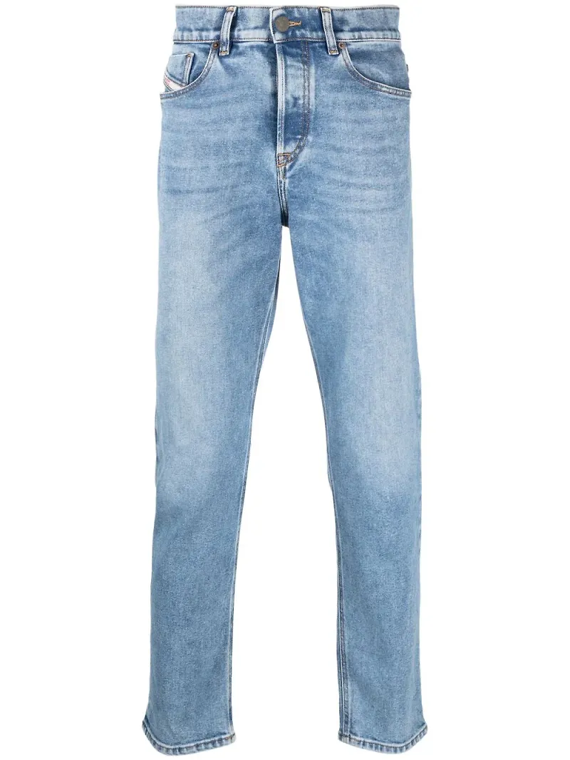 Diesel D-Fining tapered-jeans - Blå