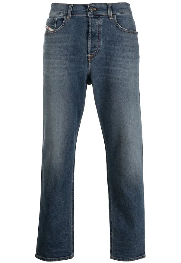 Diesel D-Fining tapered-jeans - Blå