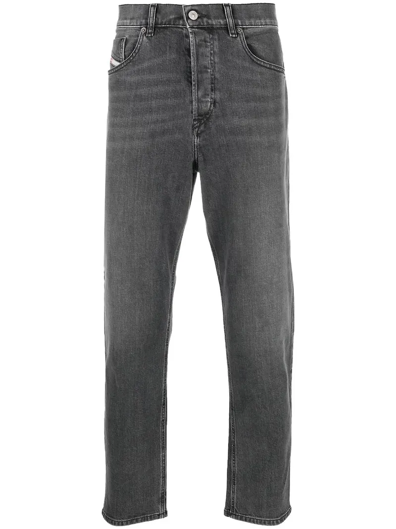 Diesel D-Fining tapered-jeans - Grå