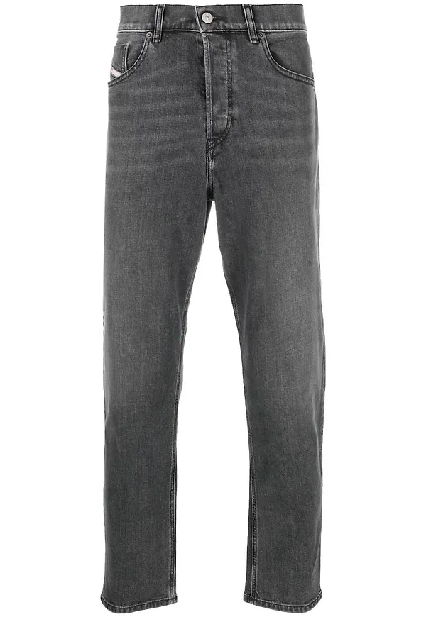 Diesel D-Fining tapered-jeans - Grå