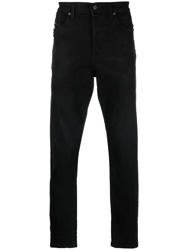 Diesel D-Fining tapered-jeans från 2005 - Svart