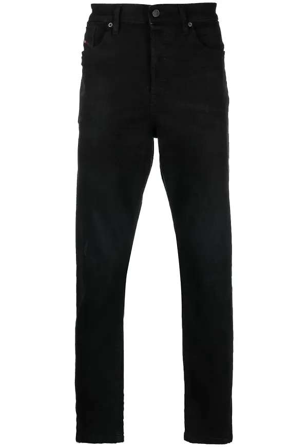 Diesel D-Fining tapered-jeans från 2005 - Svart