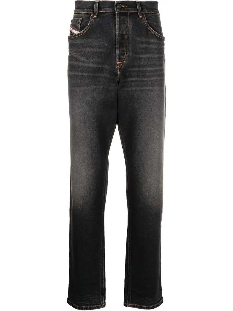 Diesel D-Fining tapered-jeans från 2005 - Svart
