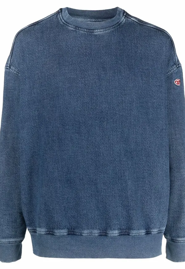 Diesel D-Krib sweatshirt i denim - Blå