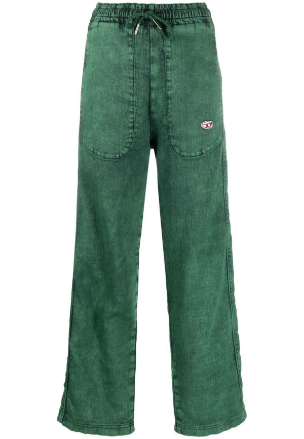 Diesel D-Martians denim track pants - Grön