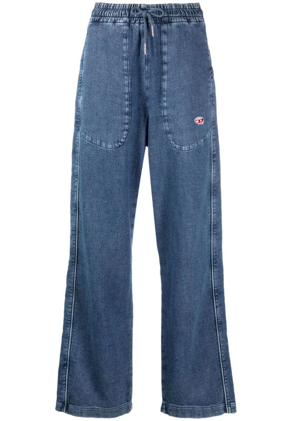 Diesel D-Martians JoggJeans® straight-jeans - Blå