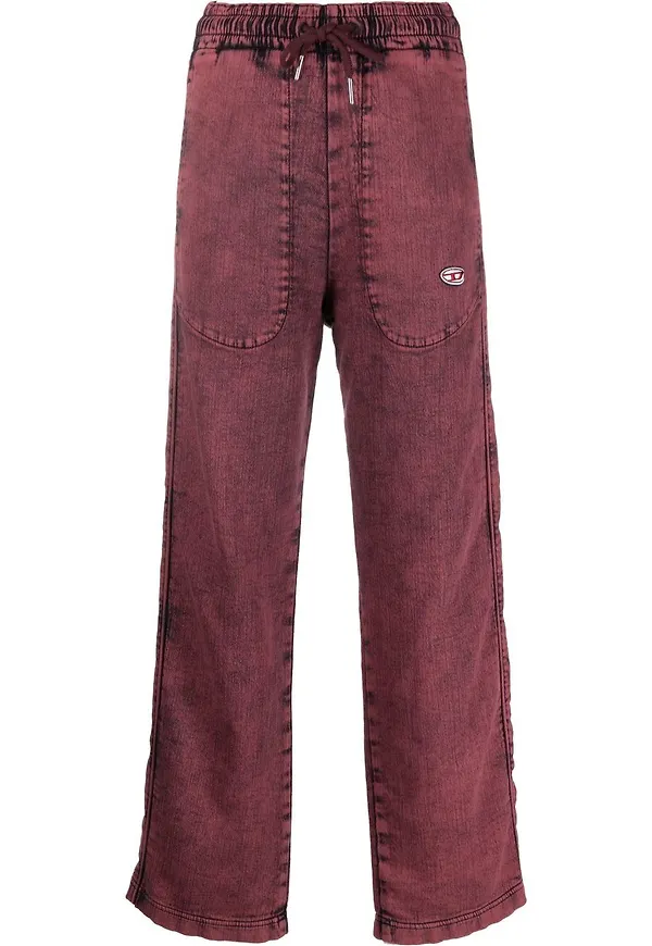 Diesel D-Martians Joggjeans® träningsjeans - Röd