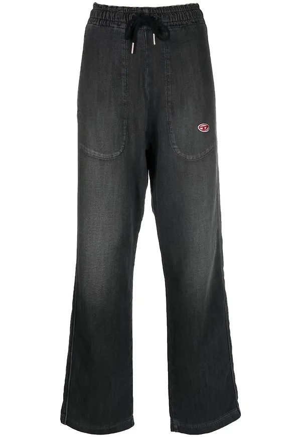 Diesel D-Martians raka jogg-jeans - Grå