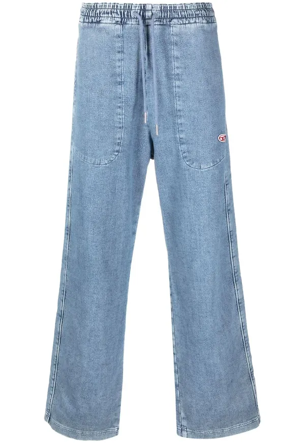 Diesel D-Martians straight-jeans - Blå