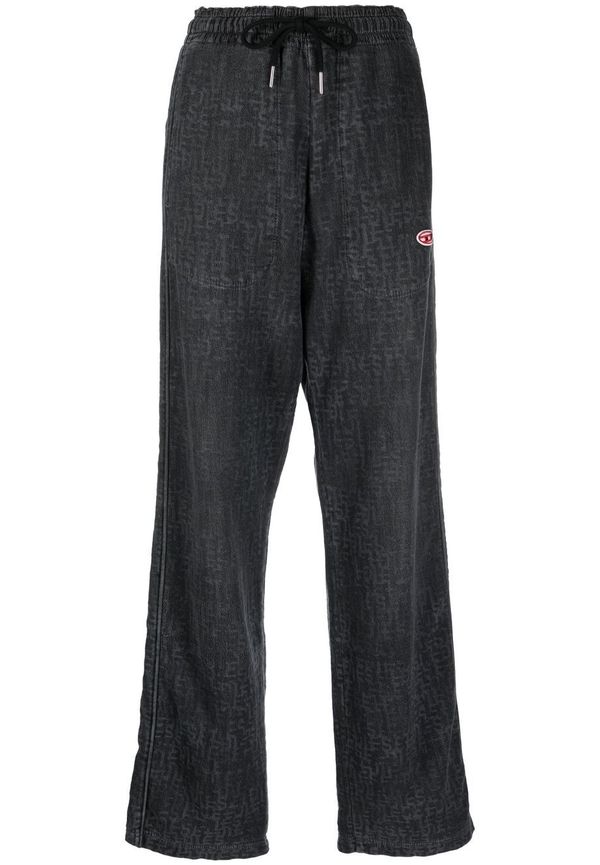 Diesel D-Martians trackpants i denim - Grå