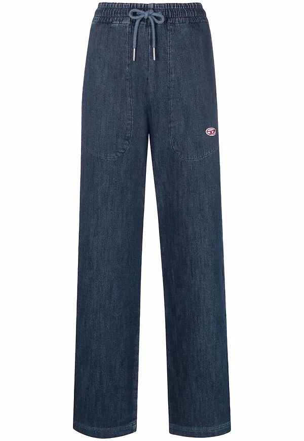Diesel D-Martians wide leg-jeans - Blå