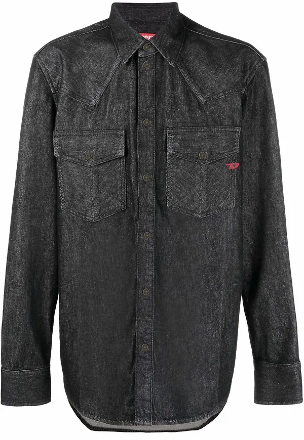 Diesel D-Ocean jeansskjorta - Svart
