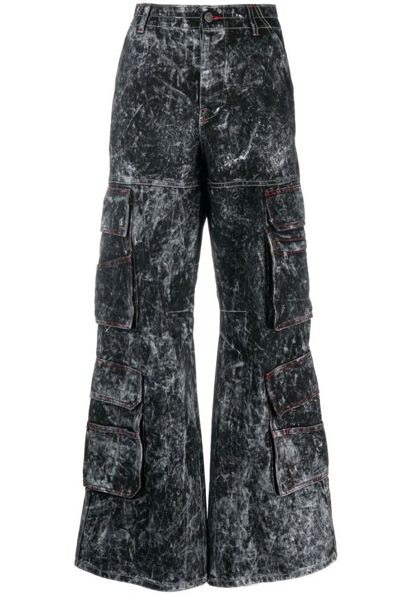 Diesel D-Sire 0emac straight-jeans från 1996 - Svart