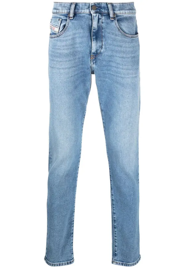 Diesel D-STRUKT slim fit-jeans - Blå