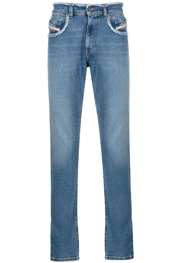 Diesel D-STRUKT slim fit-jeans - Blå