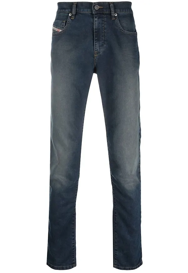 Diesel D-STRUKT slim fit-jeans - Blå