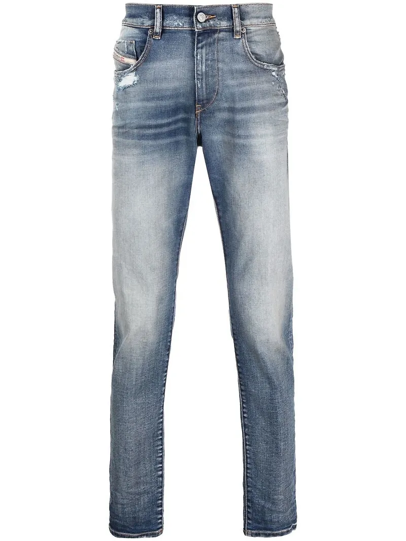 Diesel D-Strukt slim fit-jeans från 2019 - Blå