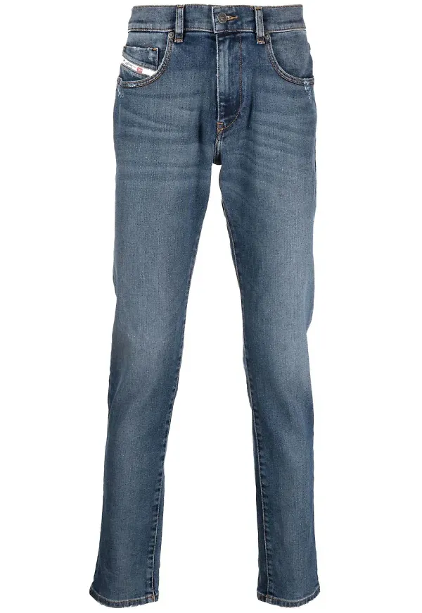 Diesel D-Strukt slim fit-jeans från 2019 - Blå