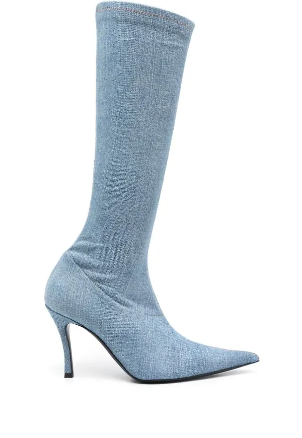 Diesel D-Venus stiletto boots - Blå
