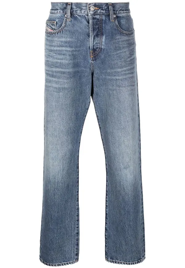 Diesel D-Viker straight-jeans - Blå