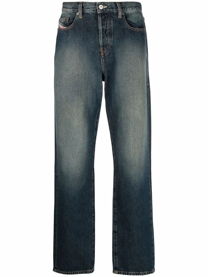Diesel D-Viker straight-jeans - Blå