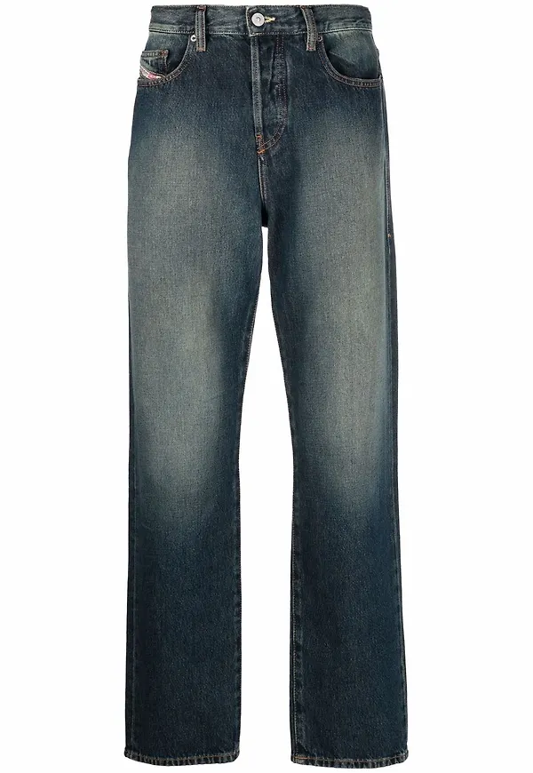 Diesel D-Viker straight-jeans - Blå