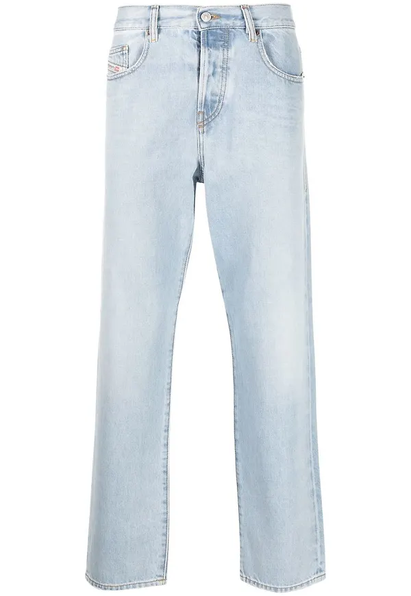 Diesel D-Viker straight-jeans - Blå