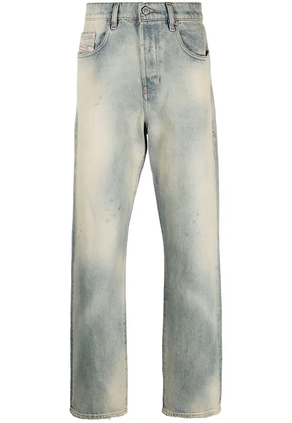 Diesel D-Viker straight-jeans - Blå