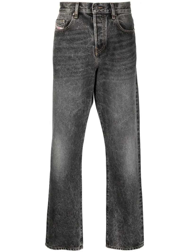Diesel D-Viker straight-jeans - Grå