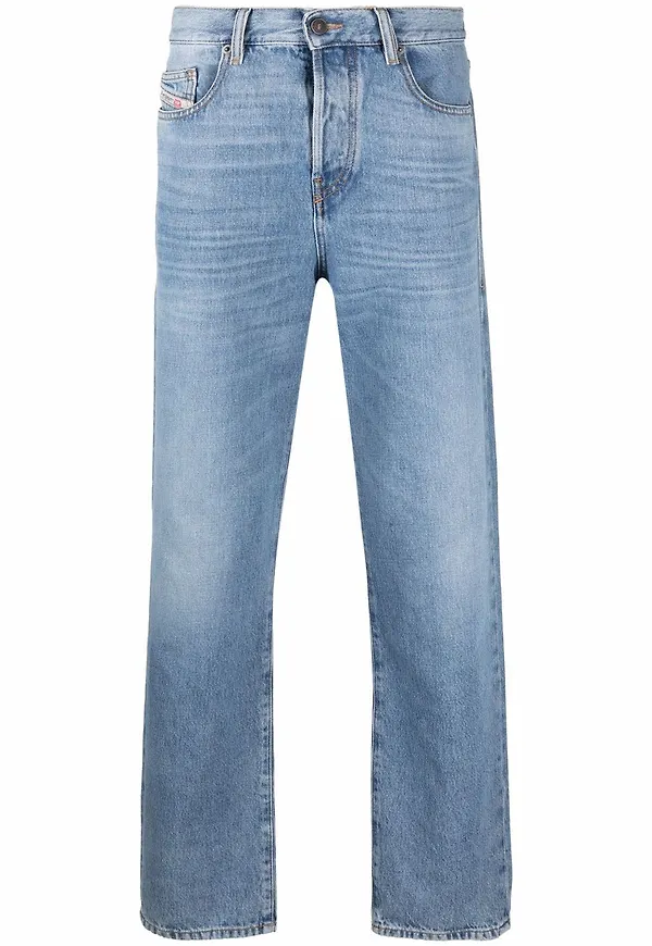 Diesel D-Viker straight-jeans från 2020 - Blå