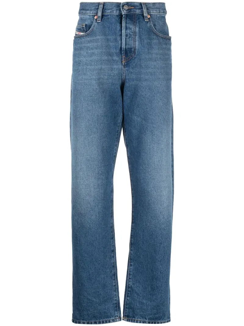 Diesel D-Viker straight-jeans från 2020 - Blå